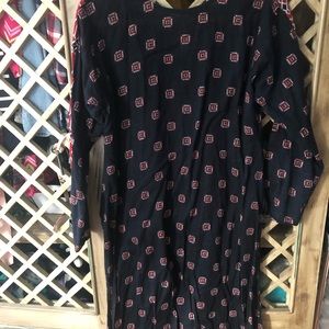 Indian cotton shirt dress